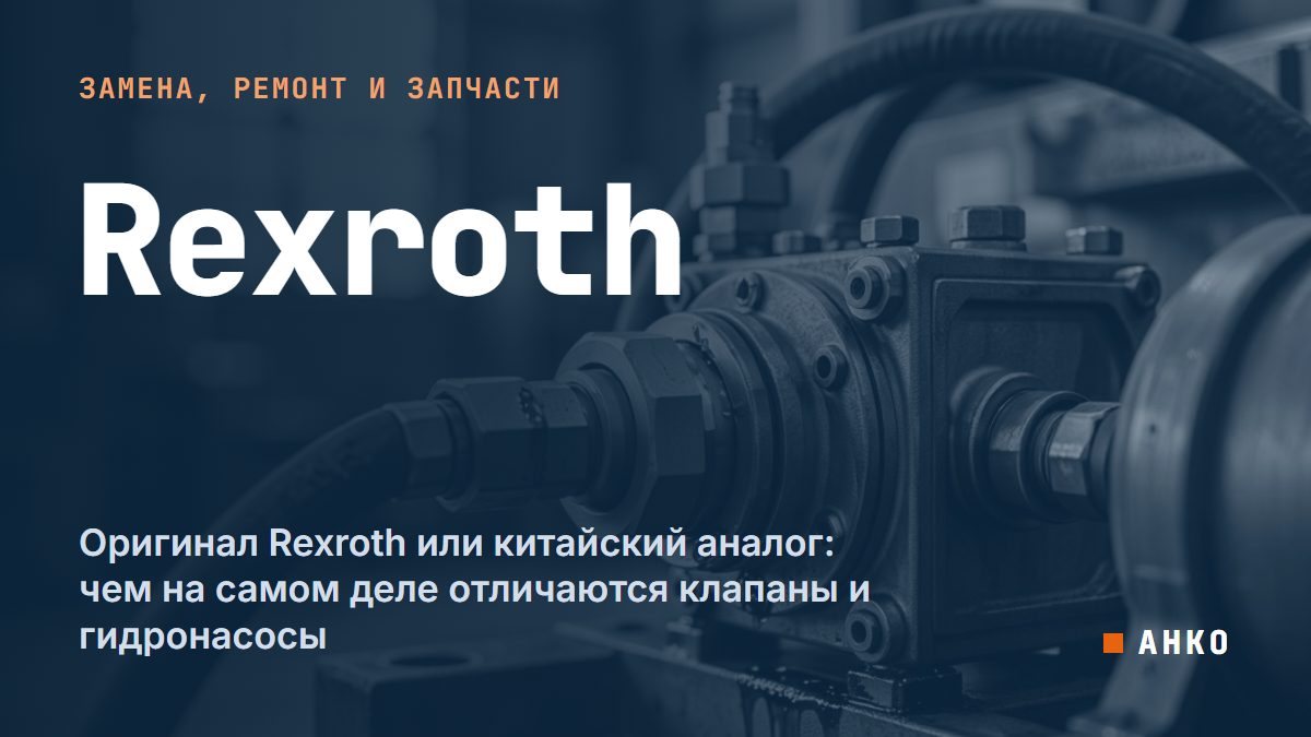 Оригинал Rexroth или китайский аналог: чем на самом деле отличаются клапаны и гидронасосы