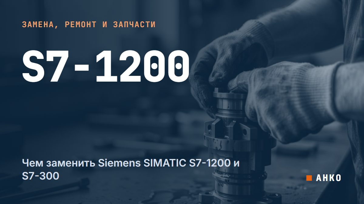 Чем заменить Siemens SIMATIC S7-1200 и S7-300