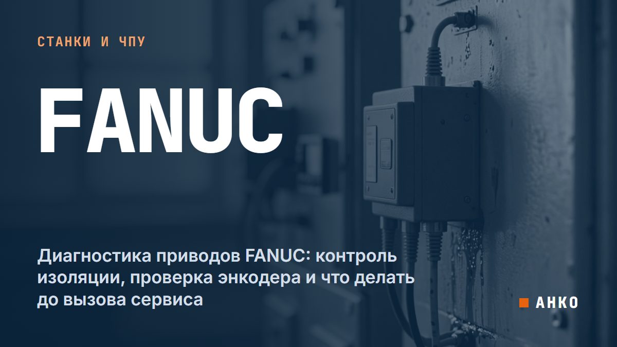 Диагностика приводов FANUC: контроль изоляции, проверка энкодера и что делать до вызова сервиса
