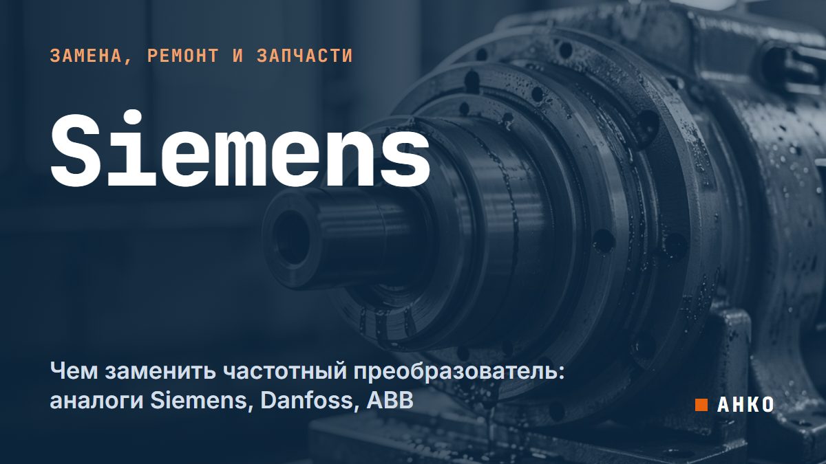 Чем заменить частотный преобразователь: аналоги Siemens, Danfoss, ABB