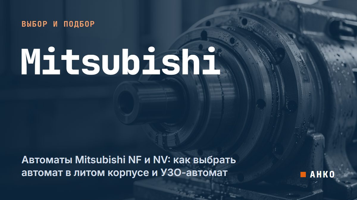 Автоматы Mitsubishi NF и NV: как выбрать автомат в литом корпусе и УЗО-автомат
