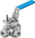 VZBE-3/8-T-63-F-3L-F04-M-V15V15 Шаровой кран Festo