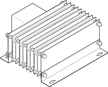 Тормозящий резистор CACR-KL2-40-W2000
