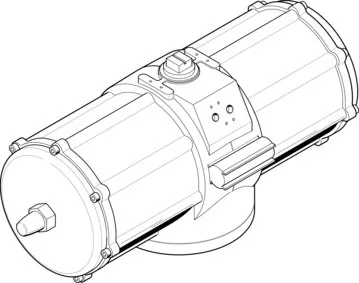 DAPS-5760-090-R-F25 Quarter turn actuator Festo