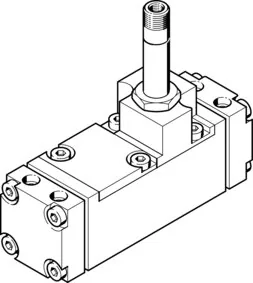 CM-5/2-1/4-FH Распределитель с электроуправлением Festo