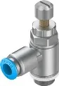 GRLA-1/8-QS-8-RS-D Дроссель с обратным клапаном Festo