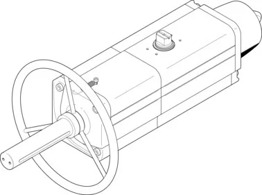 DAPS-0480-090-RS1-F14-MW Quarter turn actuator Festo