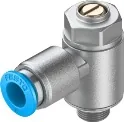 GRLA-1/8-QS-8-MF-D Дроссель с обратным клапаном Festo