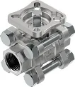 VZBE-1/2-T-63-T-2-F0304-V15V15 Шаровой кран Festo