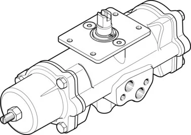 DAPS-0015-090-RS1-F03-CR Quarter turn actuator Festo