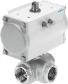 VZBM-A-3/4"-RP-25-F-3L-B2-PA20 Шаровой кран с приводом Festo