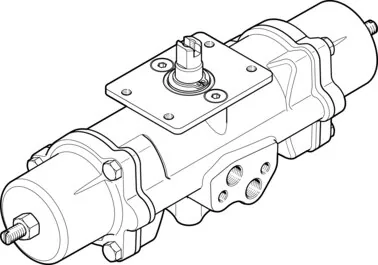 DAPS-0015-090-RS2-F03-CR Quarter turn actuator Festo