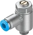 GRLA-1/8-QS-6-MF-D Дроссель с обратным клапаном Festo