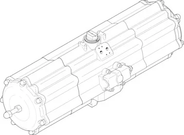 DAPS-2880-090-RS2-F16-T6 Quarter turn actuator Festo