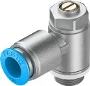 GRLA-1/4-QS-10-D Дроссель с обратным клапаном Festo