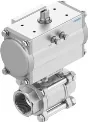 VZBA-A-11/4-GG-63-T-22-F0405-V4V4T-PA40 Ball valve unit Festo