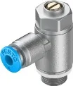 GRLA-1/8-QS-4-D Дроссель с обратным клапаном Festo