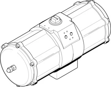 DAPS-3840-090-R-F16 Quarter turn actuator Festo