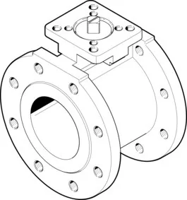 VZBC-80-FF-16-22-F07-V4V4T Шаровой кран Festo