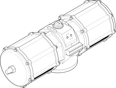 DAPS-4000-090-RS3-F25 Quarter turn actuator Festo