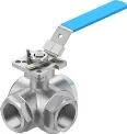 VZBE-11/2-T-63-F-3T-F0507-M-V15V15 Шаровой кран Festo