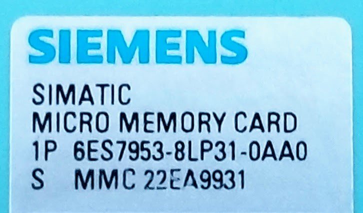 Модуль контроллера (ПЛК) Siemens SIMATIC S7-300 6ES7953-8LP31-0AA0