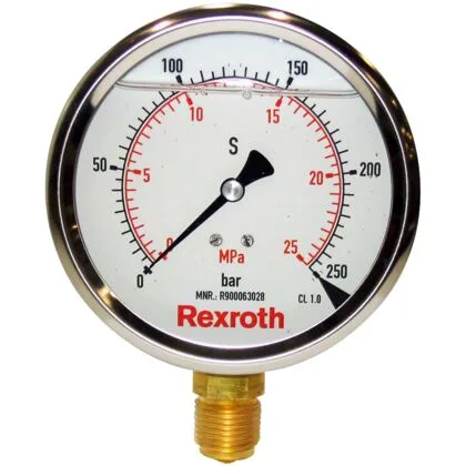 Манометр Bosch Rexroth R900027267 (100- 60BAR/PSI-R/B-G)